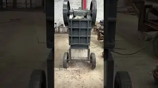 Small jaw crusher factory test, the finished size has good shape #jaw #crusher #mini #jycrusher