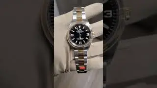 New Rolex Explorer 36mm Steel and Gold ref. 124273