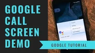 Google Call Screen Demo - Transcript Example - Change Voice