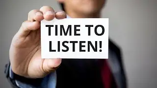 Do More Listening Than Talking