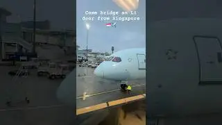 Проходите через дверь L1 из Сингапура 🇸🇬✈️ #авиация #b787 #дверь
