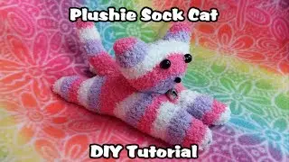 Plushie Sock Cat DIY Tutorial