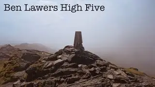Hiking five mountains of the Lawers range.