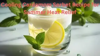 Cooling Cardamom Sorbet Recipe for Summer Heat Relief | Hydration & Health Tips