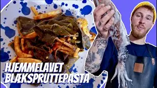 Hjemmelavet pasta med dansk bl&aelig;ksprutte i marinara sauce // Opskrifter | P. Clausens Fiskehandel