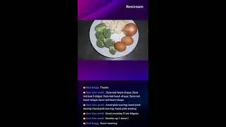 Silent livestream on food process