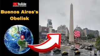 I found the Obelisk of Buenos Aires on Google earth #map #earth #googleearth #yt