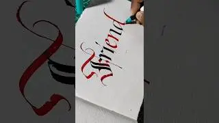Name Calligraphy.   #calligraphy #namerequest #calligraddicted #karimnagarcalligrapher