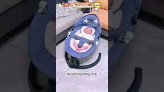 Electric Baby Swing Chair: Rock Your Baby to Sleep Effortlessly #MomLife #BabySleep