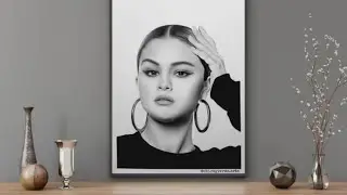 Selena Gomez 😍 Hyperrealistic Portrait 💫