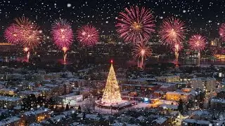 Happy New Year 2026 🎆 | Relaxing Christmas & New Year Instrumental Music | Cozy Winter Ambience
