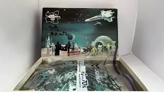Vintage 1979 Waddingtons Star Wars Kenner Action Figures 350 Piece Jigsaw Puzzle No. 194A