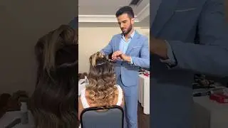 Penteado SEMI PRESO para NOIVA | HALF UP hairstyle for BRIDE #hairtutorial #hairhack #tutorial