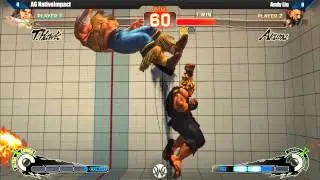 Cannes Winter Clash Qualifier - USF4 - AG NativeImpact (T. Hawk) vs Andy Liu (Akuma)