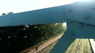 Daily vlogs | Crossing Railway track | Two train Crossing railway station
