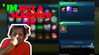THIS STUPID SCAMMER TREID TO SWAP SCAM ME ! *TITANIUM WHITE INTERSTELLAR* #short