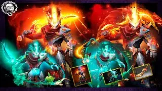 Dota 2 - Juggernaut Ancient Exile with Arcana Bladeform Legacy + Immortal ACT III Crownfall