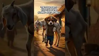 &ldquo;The Poor Puppy Who Saved the Goat&rsquo;s Life&rdquo;#youtubeshorts #subscribe #shorts #shortsfeed #puppylove