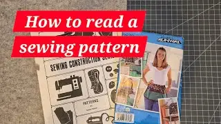 1985 Sewing School | Lesson 3 | Reading  a commercial sewing pattern + prep work 