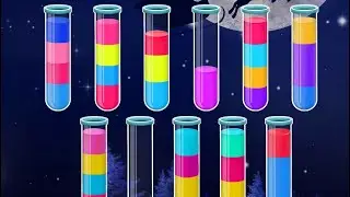 water 💦sort  puzzle -Color Liquid pouring Game 🎮....