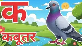 क से कबूतर,अ से अनार a se anaar k se kabutar | Hindi varnmala | ABCD क से कबूतर अ से अनार, for kids 