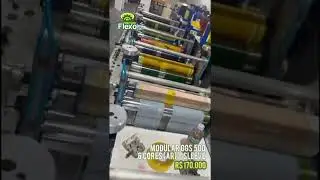 VENDO Flexogr&aacute;fica GGS Modular 500mm, 6 cores, alinhador eletr&ocirc;nico.