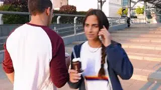 ButterflyCup bumps into regular cup