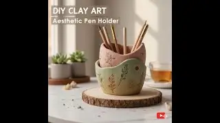 Ultimate DIY Clay Pen Holder Tutorial (Full Process, Start-to-Finish)