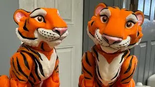 3d Printed Tiger - Timelapse