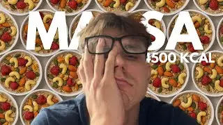 CAŁY DZIEŃ JEDZENIA NA MASIE! (4500 KCAL)