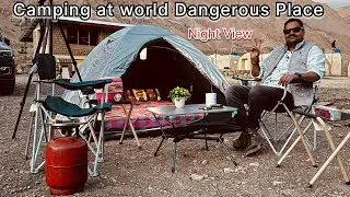 Camping 🏕️ At World Dangerous Place || -10 Degree Temperature भूल कर भी कैंपिंग ना करे || Nigh View