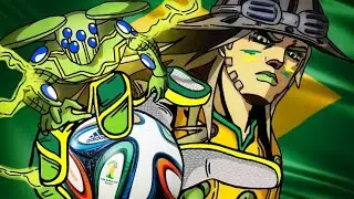 Steel Ball Run, mas os Stands são Músicas Brasileiras