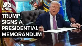 President Trump signs a presidential memorandum &mdash; 9/15/2025
