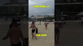 ČOVEK IGRA ODBOJKU SA PSOM! #mesterko #recomended #viral #fyp