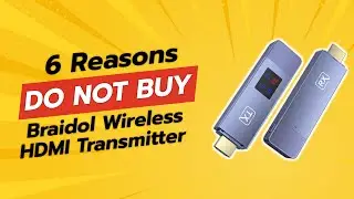 DON'T BUY Braidol Wireless HDMI Transmitter BEFORE WATCHING THIS VIDEO! 🚫📺