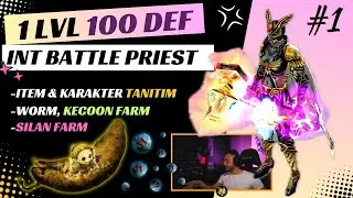 1 Level 100 Def Elit Int Battle Priest Mi Olur ? | Karakter Tanıtım | Ezik Farm | Knight Online