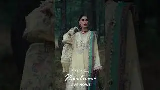 Neelum &ndash; Zaha Lawn 2025- Shop Now #zahabykhadijahshah