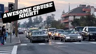 Bay Area Cruise Night 2023! Awesome San Mateo Classic Car Cruise!