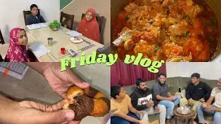 Friday with family namaz | Mashallah Zahra’s para completed snack in fajar |mutton biryani in cooker