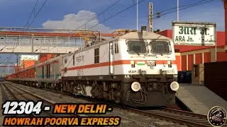 12304 New Delhi - Howrah Poorva Express | Part - 1 | Railworks| TS Classic#indianrailways #part1