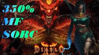 D2R | 350% MAGIC FIND LIGHTNING SORCERESS | FULL BUILD GUIDE