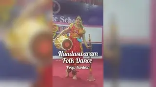 Folk Dance | Nadaswaram | Pooja Santhosh | Qatar Online Youth Festival (1st Prize)