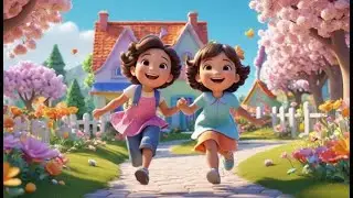 Rain Rain Go Away Cloud Meadow Day | English Nursery Rhyme | Kids Songs | Baby Music