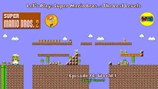 Let's Play: Super Mario Bros.: The Lost Levels - Episode 14: World 1 (Luigi Game)