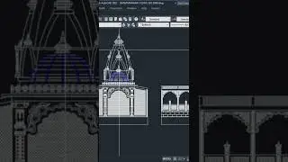 TEMPLE DESIGN SHORT VIDEO ARCHITECT #design #autocad #templearchitecture #architecture #templedesign