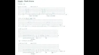 Crypta Death Arcana Guitar Tab