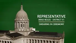 Swearing in Ceremony - Rep. Brad Boles