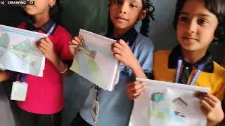 Nature Drawing by grade 1 students 