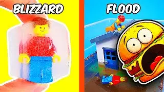 CRAZY Natural Disasters in LEGO!?!? 😨🌪️ (Reaction)