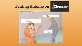 BEATING Antonio (1500) on Chess.com